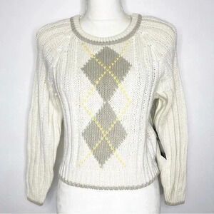 Counterparts Vintage Hand Knitted Sweater Size Small Petite NWT